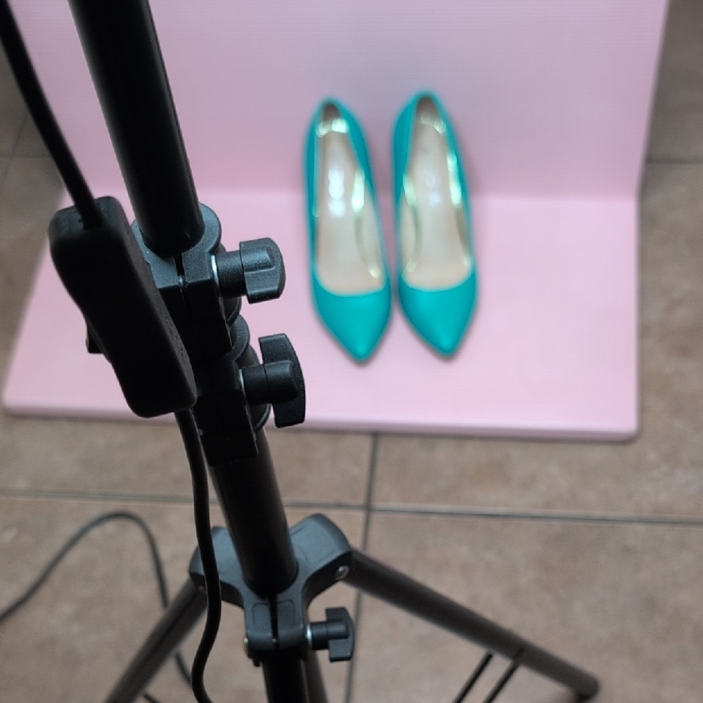 Aldo Vibrant Teal Heels - Picture 7 of 10